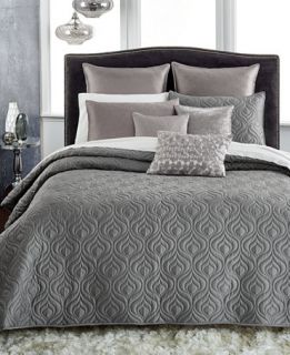 INC International Concepts Rizzoli Gunmetal Coverlet Collection, Only
