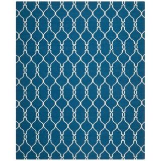 Safavieh Dhurries Dark Blue 6 ft. x 9 ft. Area Rug DHU415A 6