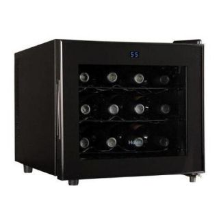Haier HVTM12PBB 12 Bottle Ultra Quiet Wine Celler with Electronic Controls [Refurbished]
