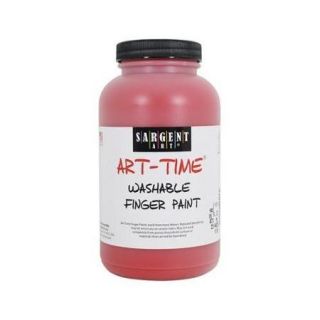 16OZ WASHABLE FINGER PAINT RED SCBSAR229420 10 (pack of 10)