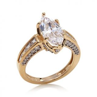 Victoria Wieck 3.96ct Absolute™ Marquise and Baguette Ring   7778861