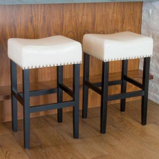 Home Loft Concepts Lisette 30.31'' Bar Stool with Cushion (Set of 2)