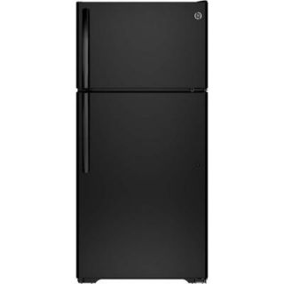 GE 14.6 cu. ft. Top Freezer Refrigerator in Black GTS15CTHRBB