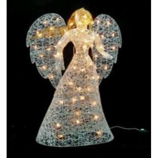 PennDistributing Elegant Glittered Angel Christmas Decoration