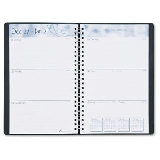 Appointment Book/Planner, 5 x 8, Black, 2015 2016