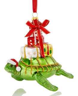 Holiday Lane Swimming Turtle with Presents Ornament, Only at