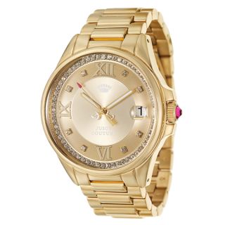 Juicy Couture Womens 1901026 Jetsetter Yellow Gold Ion plated Steel