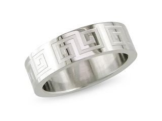 Stainless steel Ring with engrave craft