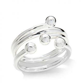 Sevilla Silver™ Orbit Set of 2 Stackable Rings   7776978