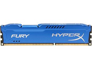 HyperX Fury Series 8GB 240 Pin DDR3 SDRAM DDR3 1600 (PC3 12800) Desktop Memory Model HX316C10F/8