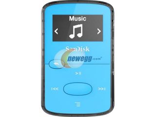 SANDISK SDMX26 008G G46B 8GB .96" Clip Jam(TM) MP3 Players (Blue)
