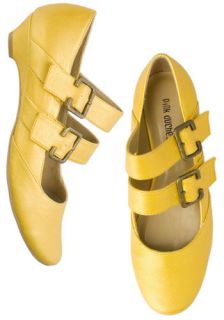 Yellow Brick Road Shoes  Mod Retro Vintage Flats