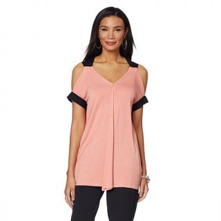 NENE by NeNe Leakes Elastic Crossback Top   7965291