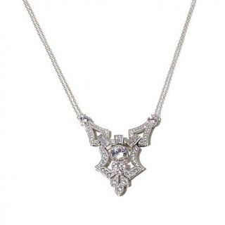 Xavier 3.46ct Absolute™ Statement Sterling Silver 18" Necklace   7826424