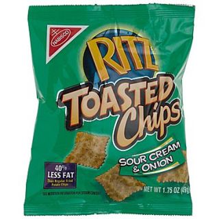 Ritz Chips, Sour Cream & Onion 1.75 Oz., 48/Pack