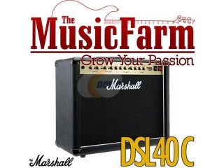 Marshall DSL DSL40C 40 Watt All Tube Electric Guitar Combo Amplifier Amp
