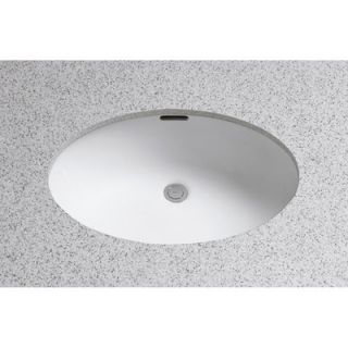 ADA Compliant 21.63 Rimless Undermount Bathroom Sink with SanaGloss