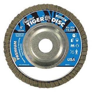 Weiler Tiger Disc™ 4 Angled Style Flap Disc