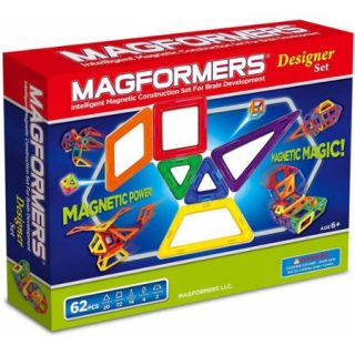Magformers Designer 62 Piece Magnetic Construction Set