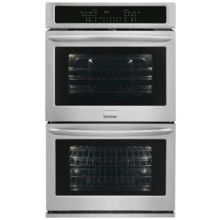 Frigidaire Gallery 27 in. Double Electric Wall Oven Self Cleaning with Convection in Stainless Steel FGET2765PF