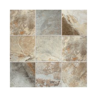 American Olean Kendal Slate 44 Pack Easdale Neutral Porcelain Floor Tile (Common: 6 in x 6 in; Actual: 5.81 in x 5.81 in)
