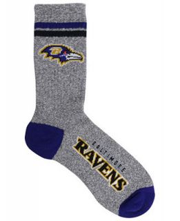 For Bare Feet Baltimore Ravens Heathered Crew Socks   Sports Fan Shop