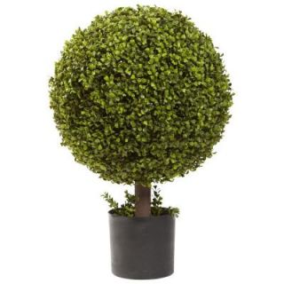 Nearly Natural 27 in. Boxwood Ball Topiary 5919