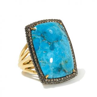 Rarities: Fine Jewelry with Carol Brodie Turquoise and Champagne Diamond Vermei   7803586