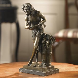 Bacchus with Mandolin Figurine by AA Importing