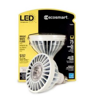 EcoSmart PAR38 18 Watt (75W) Bright White LED Flood Light Bulb (2 Pack) (E)* DISCONTINUED ECS 38 WW FL 120   Mobile