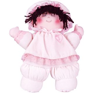 Personalized Extra Soft Baby Doll  Caucasian Brunette