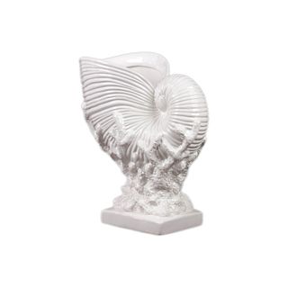 White Ceramic Nautilus Seashell