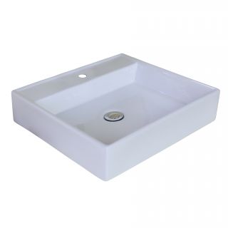 Above Counter Rectangle Vessel Bathroom Sink by American Imaginations