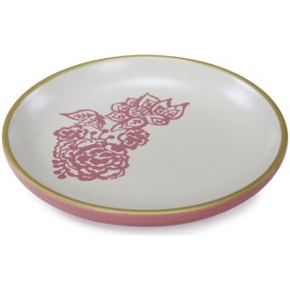 Kathy Ireland Loved Ones Floral Cat Saucer   Small Pink   16741391