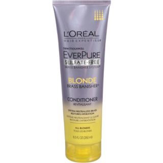 L'Oreal Paris EverPure Sulfate Free Blonde Conditioner, 8.5 fl oz