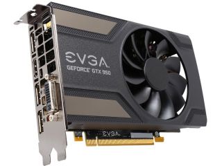 EVGA GeForce GTX 950 02G P4 2958 KR 2GB FTW GAMING, Silent Cooling Gaming Graphics Card
