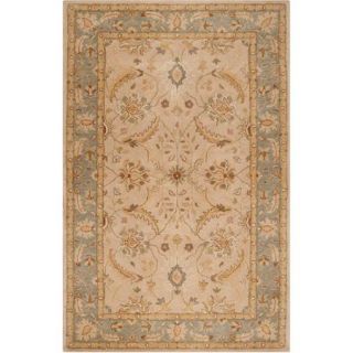 Art of Knot Moulton Parchment Wool Area Rug