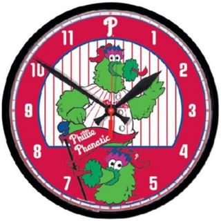 Wincraft WN 2585410 Philadelphia Phillies Wall Clock Mascot