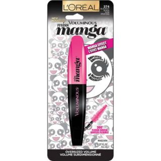 L'Oreal Paris Voluminous Miss Manga Mascara, 0.27 fl oz