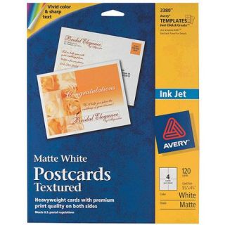 Avery Postcards for Inkjet Printers, White, 120 Pack