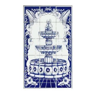 4.25 in. x 4.25 in. Foutain Blue Tiles (15 Pieces) DISCONTINUED 22312.0
