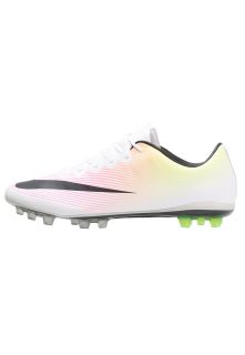 Nike Performance MERCURIAL VAPOR X AG R   Football boots   white/black/volt/total orange/pink blast