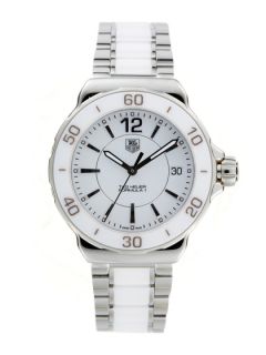 Tag Heuer Formula 1 Stainless Steel & White Ceramic Watch, 34mm by Tag Heuer