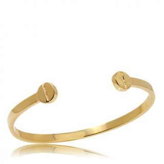 Jewels by Jen Goldtone Screw Design Cuff Bracelet   7909914