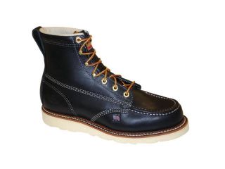 Leather Thorogood Work Boots Rubber Sole Slip Resisting Non Safety