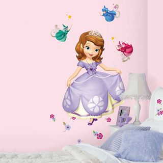 Sofia the First Peel and Stick Giant Wall Decals   15472328