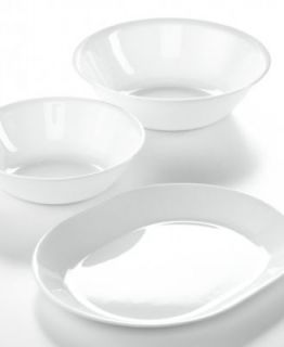Corelle Shimmering White Round 16 Pc. Set, Service for 4   Dinnerware