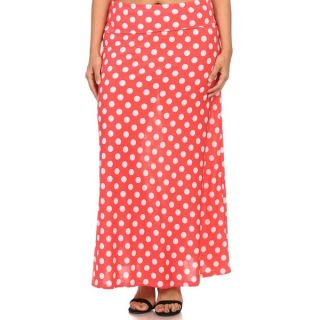 Plus Polka Dot Maxi Skirt   18572323 Top