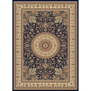 Concord Global Cyrus Navy Rectangular Indoor Woven Oriental Area Rug (Common: 9 x 12; Actual: 105 in W x 148 in L x 8.75 ft Dia)