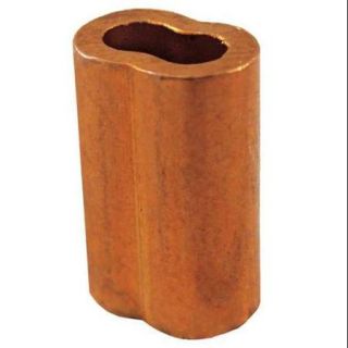 LOOS SL2 10 Wire Rope Oval Sleeve,5/16 In,122 Copper